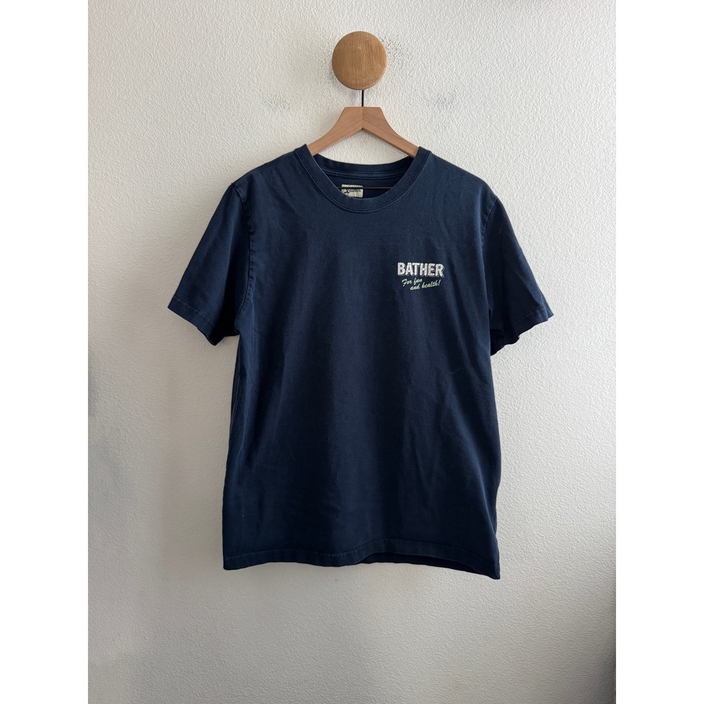 Bather Hanlans Point Toronto Graphic Tshirt Size Large Made in Canada